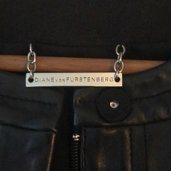 Diane Von Furstenberg Leather jacket - Picture 2 of 5